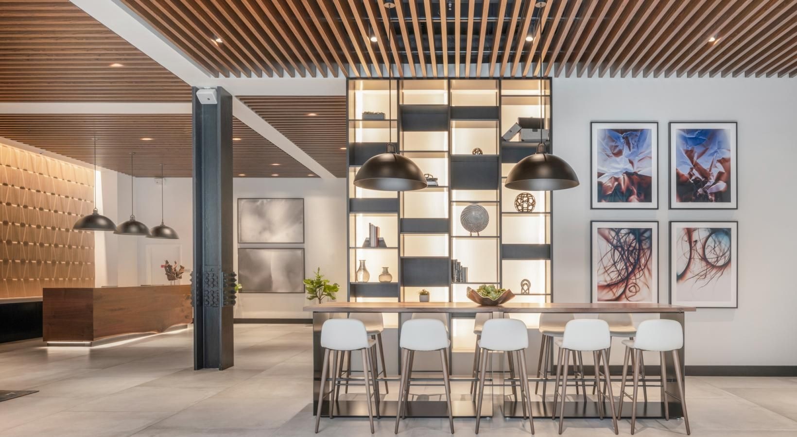 Beautiful design awaits you in our lobby and concierge entrance