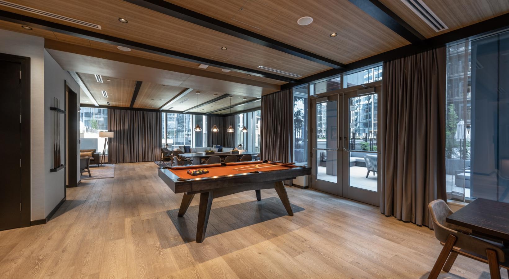 Bring out your competitive spirit in the resident lounge