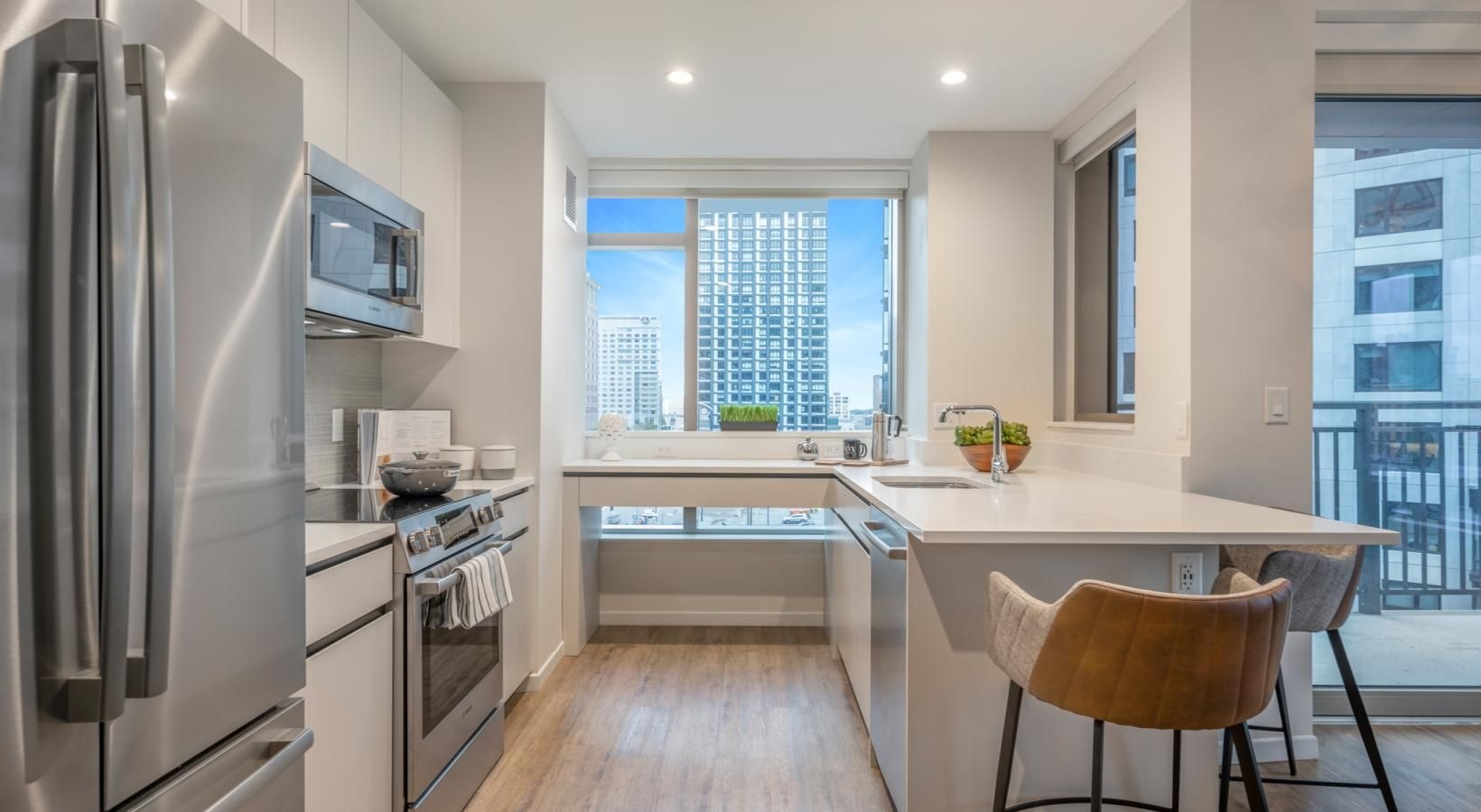 Spacious kitchens with thoughtful details