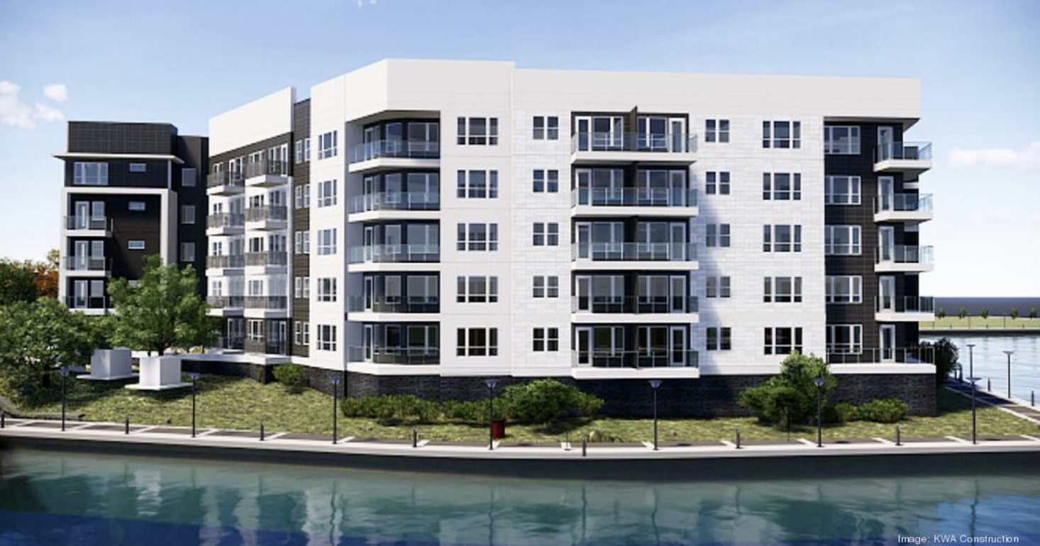 $46M waterfront apartment project in Irving passes halfway mark - Legacy Partners